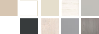 Available colour swatches for Kingsbury
