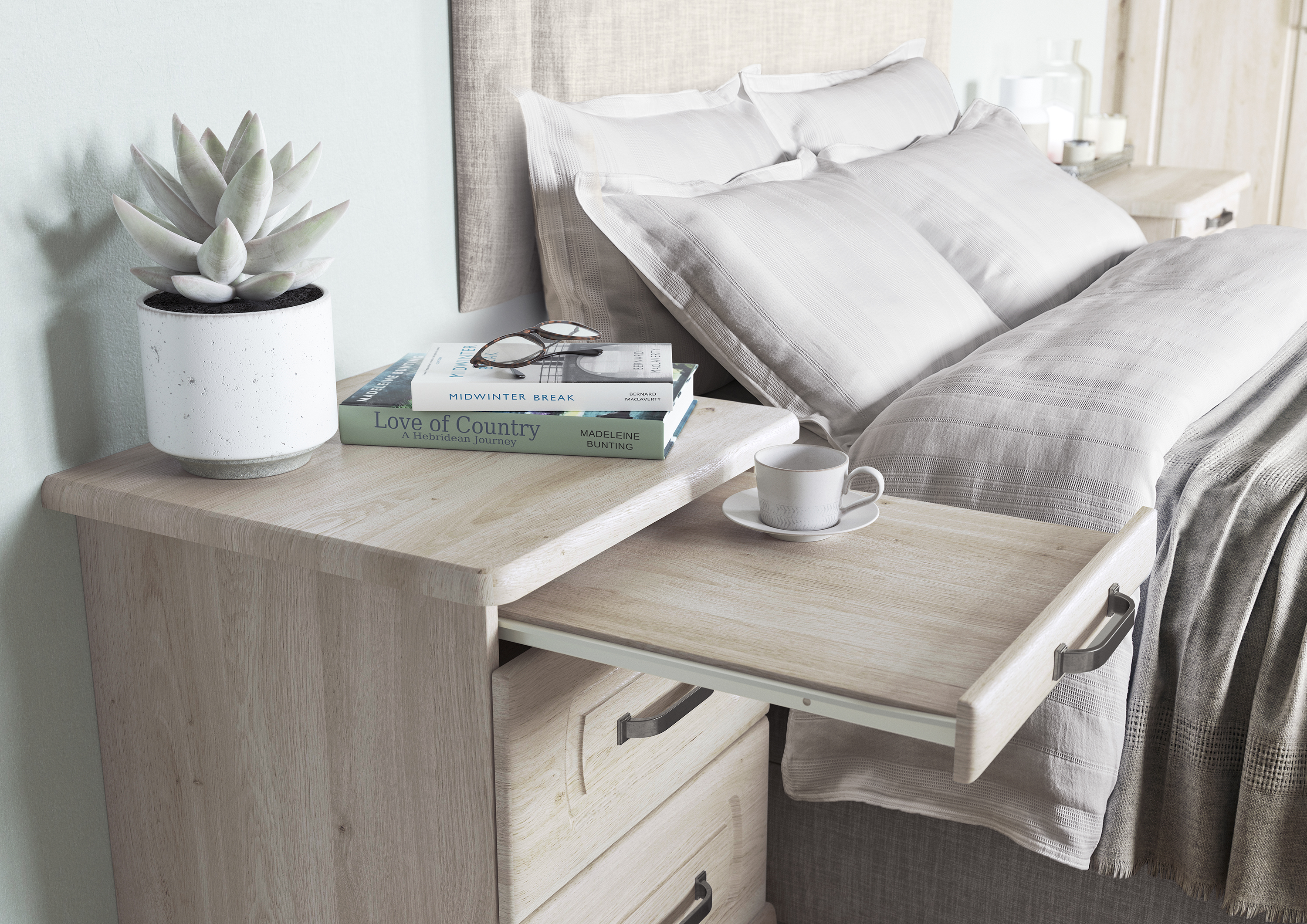 Prima Curved Hepplewhite Fitted Bedrooms Home Offices
