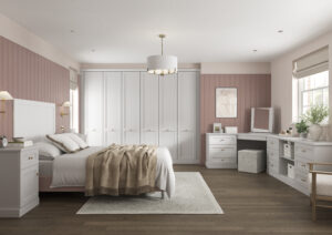 Acadia White Shaker Bedroom - View 01