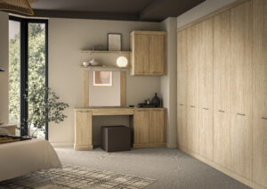 Eaton Casella oak bedroom with modern furniture
