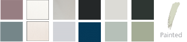 Available colour swatches for Milton